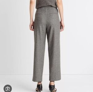 TALBOTS WOMEN'S GREY CLASSIC WIDE LEG PANTS SIZE 10P